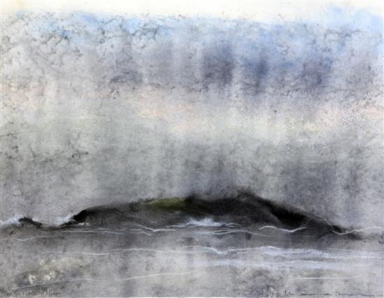 § Norman Ackroyd (1938-) Inish Glora, County Mayo, Ireland 11 x 14.5in.
